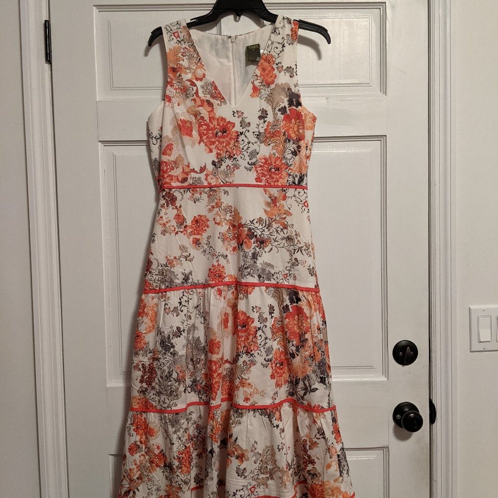 COPY - Taylor Size 10 Tiered Midi Dress